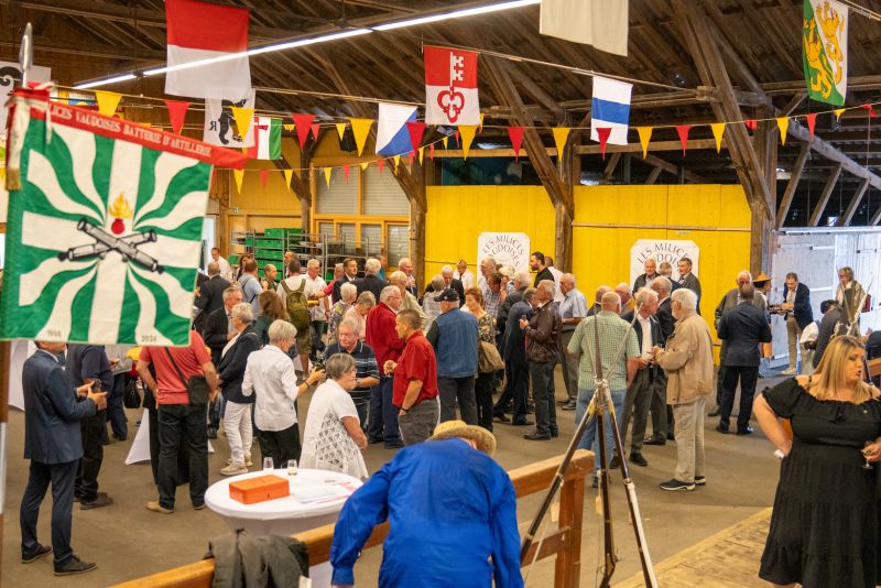La Sarraz 40 ème anniversaire de l'Association des Milices Vaudoises le 29 .08.2025